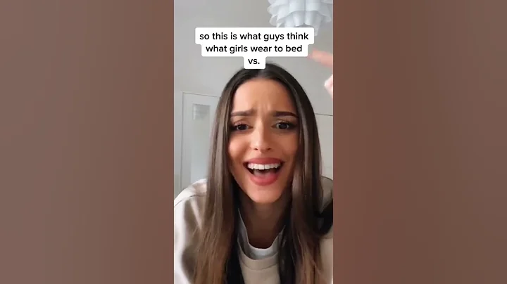 What guys think what girls wear to bed VS. what we actually wear 💀🤣🤭 - DayDayNews