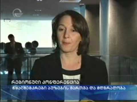 MOE: ორდღიანი კონფერენცია ბუნებრივი რესურსების მართვაზე წყალშემკრები აუზების მეშვეობით