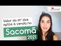 Qual é o valor do m² dos apartamentos à venda no Sacomã, Zona Sul de São Paulo, SP?