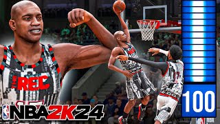 The POWER of HOF POSTERIZER + 100 DRIVING DUNK on NBA 2K24