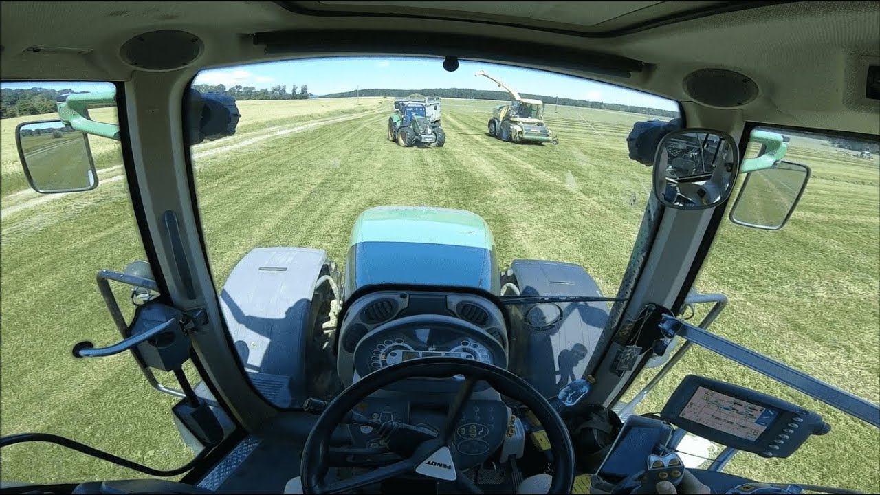 POV/GoPro/driver view - FENDT Vario 936 Power + FLIEGL ASW 268 / odvoz ...