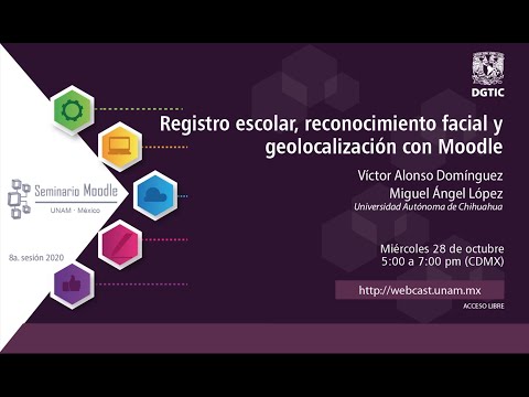 Seminario de Moodle UNAM México 2020.