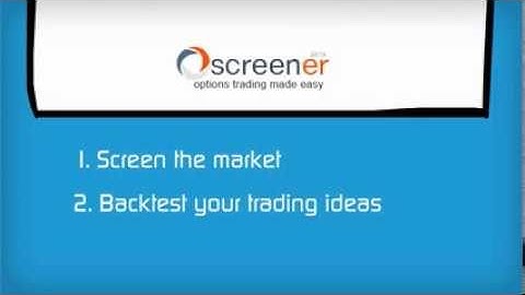 Option Traders - Backtest your strategies before risking capital