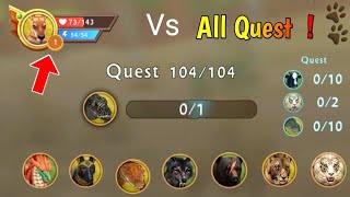 wildcraft LEVEL 1 vs All Quest one by one how much levels we can up after completing all quest 🤯