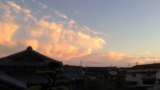 夕暮れの空20140920タイムラプスHD