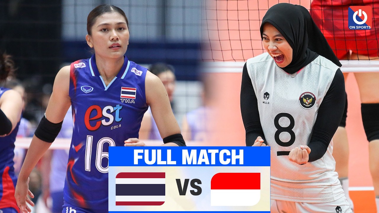 FULL HD | THAILAND vs INDONESIA | Pimpichaya vs. Megawati - Đại chiến ngôi sao, đẳng cấp lên tiếng