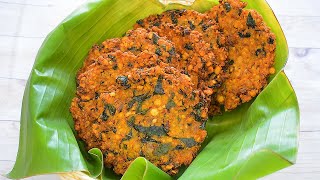 மொரு மொரு டீ கடை கீரை வடை | Tea Kadai Keerai Vadai In Tamil | Keerai Vadai