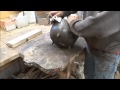 Cast Iron. Refurbishing An Old Antique Cast Iron Kettle. Amazing Results