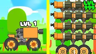 EVOLUTION OF TANK TO OPEN GOLD TANK IN GAME SUPER TANK RUMBLE!