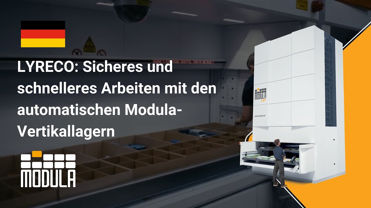 Modula Bei Lyreco Zwei Vertical Storages Lagerlifte Erhohen Qualitat Und Ergonomie Youtube