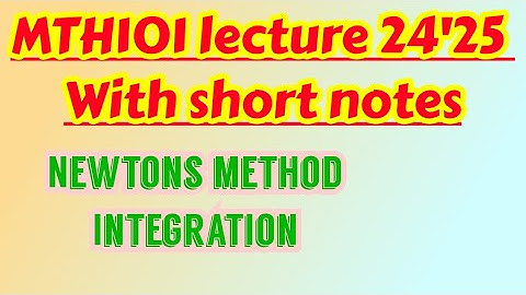 MTH101 lecture no 24 and 25 with short notes