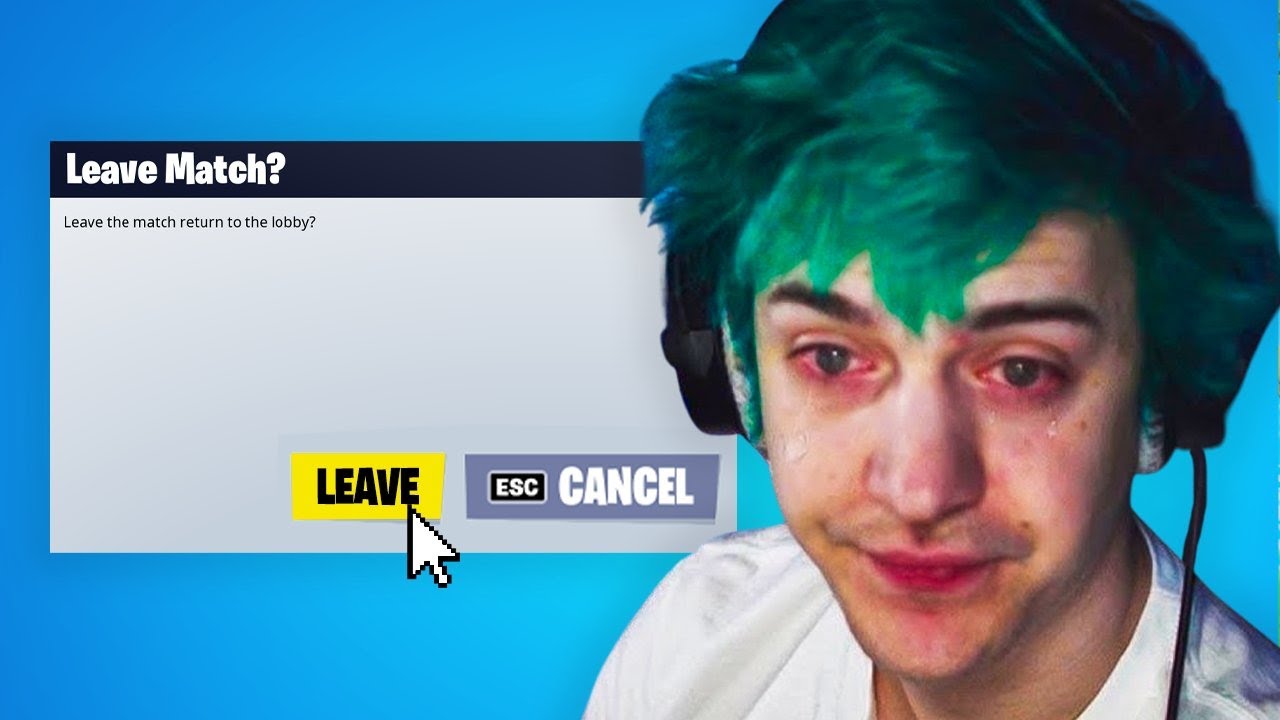 Ninja rage quits Fortnite and hits out at Epic Games over v8.20