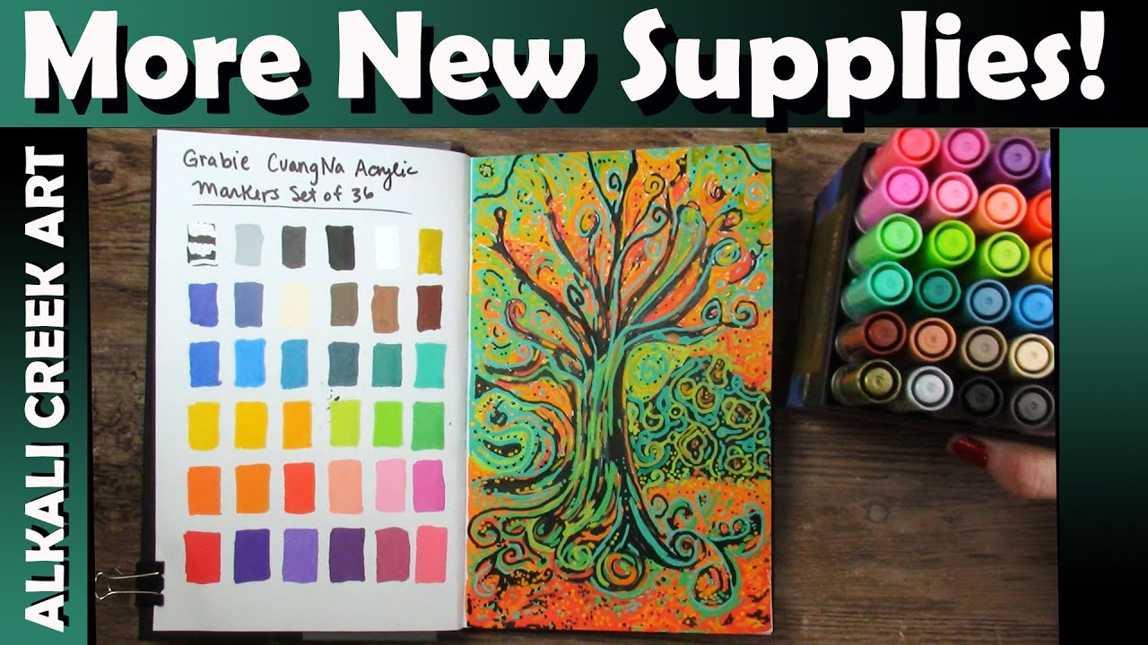 Art is not so difficult! With our Extra Fine Tip Acrylic Paint Markers, grabie acrylic markers