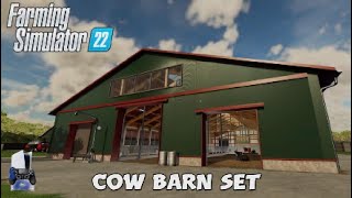 FS22  New Mod (console): Cow Barn Set | Mods in the spots # 343