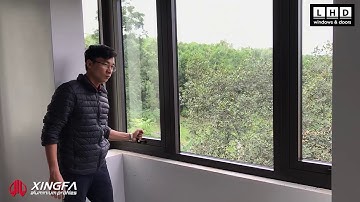 Cửa Sổ Mở Hất 2 Bên Vách Kính Ở Giữa Xingfa Nhập Khẩu