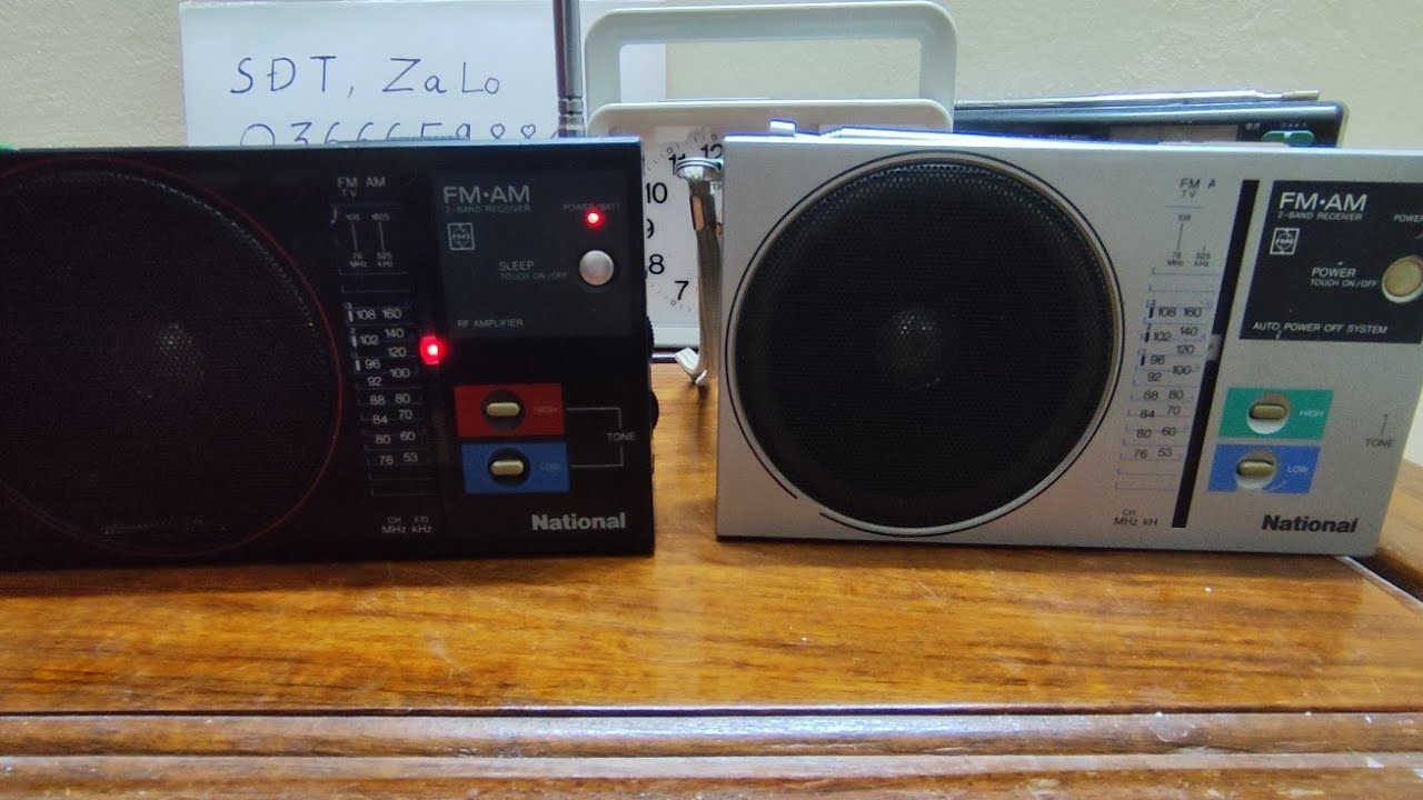 radio national RF U50. & National RF U50A sản xuất năm 1984 ( đã