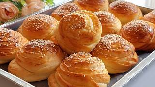 If You have flour, milk❗️ Make these super delicious and soft buns💯 screenshot 1