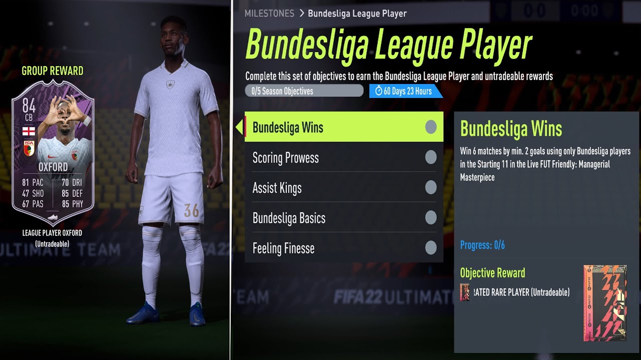HOW TO COMPLETE OXFORD LEAGUE PLAYER OBJECTIVE FAST! ⭐FIFA 22 ULTIMATE TEAM