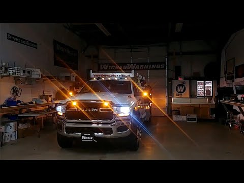 2020 Dodge Ram 4500 Service Truck Strobe Lights