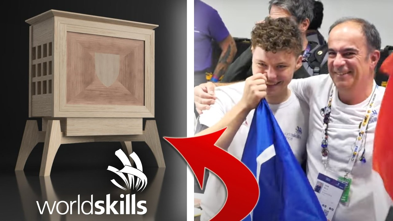 LES CHAMPIONNATS DU MONDE D'ÉBÉNISTERIE ! (WorldSkills Lyon 2024)