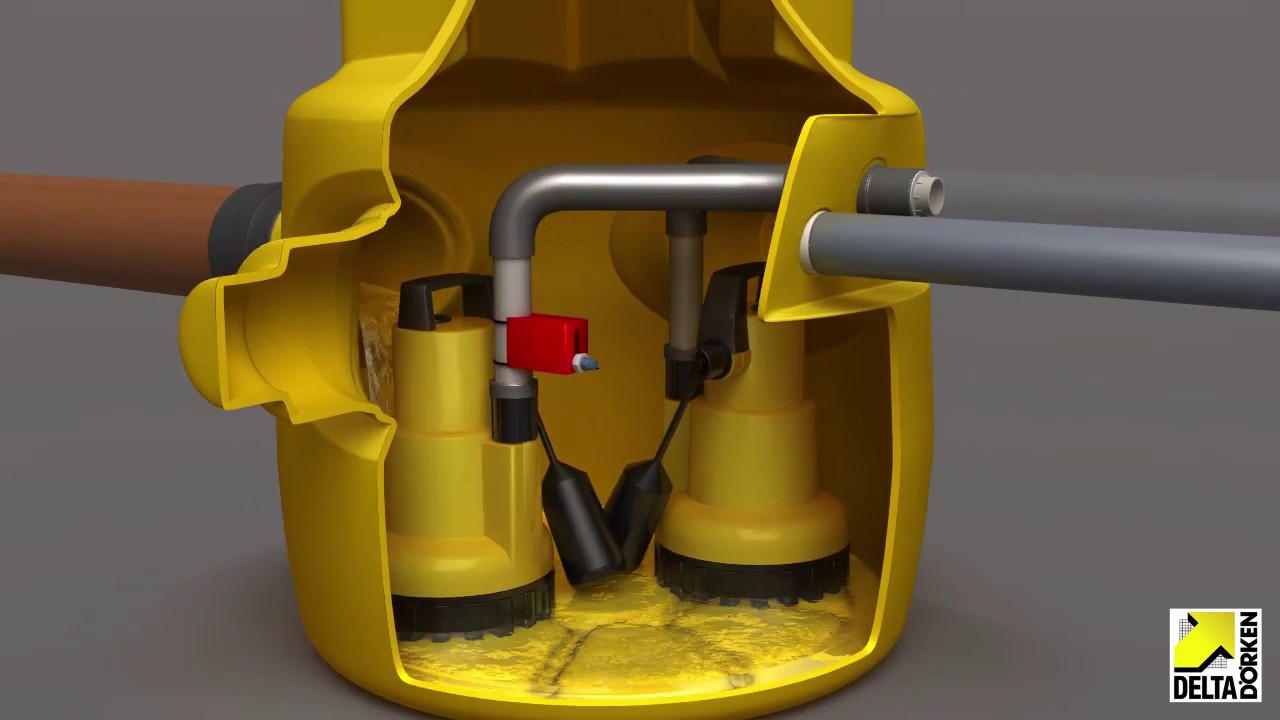 How a basement sump pump works YouTube