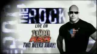 WWE Raw 7/9/12 - The Rock Returns - WWE Raw 1000th Promo