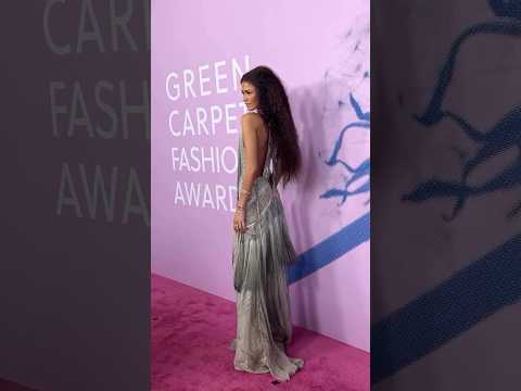 Zendaya at the Green Carpet Fashion Awards. #zendaya