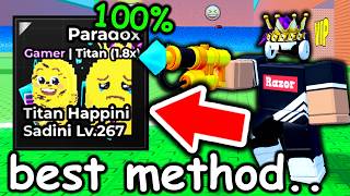 This SECRET METHOD Gives 100% PARADOX BRAINROTS in Escape Tsunami For Brainrots Wealth