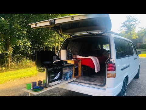 REPLACING BUMPER & ADDING KITCHEN TABLE- 1991 FORD AEROSTAR