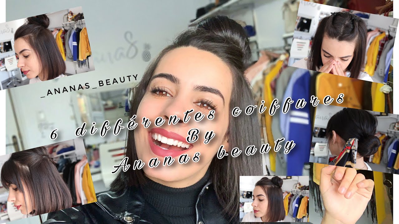 6 COIFFURES FACILE A REALISER : pour les cheveux long ou court