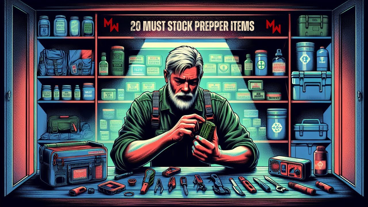 20 Must Stock Items For Every Survivalist & Preppers Inventory 🛠️ - YouTube