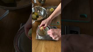 Super Soft Lemon Blueberry Wedding Cake Batter #asmr screenshot 3