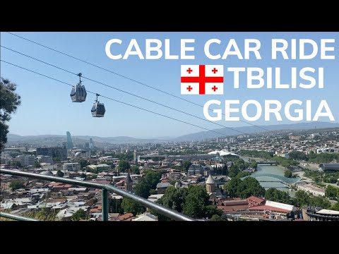 CABLE CAR RIDE TBILISI GEORGIA | TRAVEL DUBAI TO TBILISI 2021 თბილისი