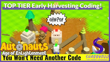 SIMPLE Harvesting Code You Will Use FOREVER | Autonauts Tips