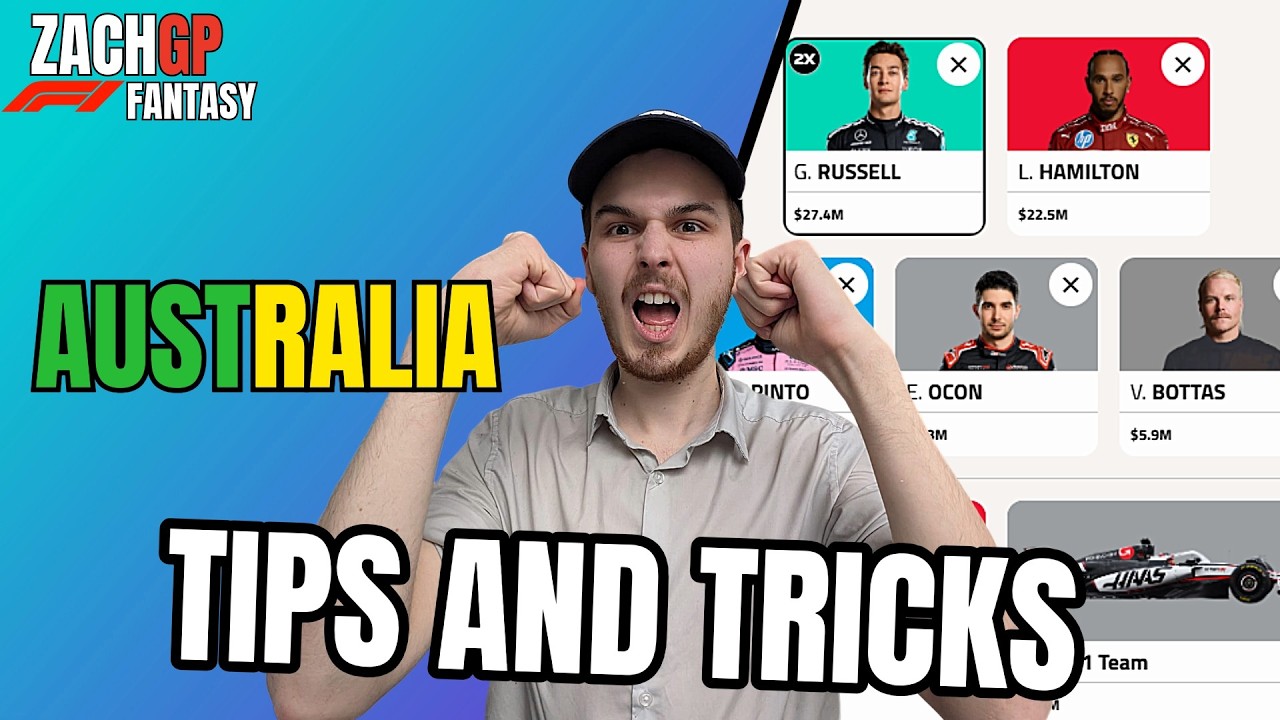 TIPS AND TRICKS FOR F1 FANTASY - AUSTRALIA 2026