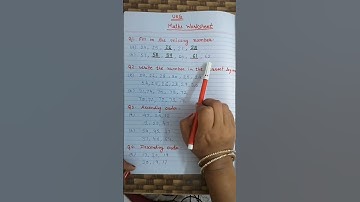 UKG Maths worksheet| Worksheet| UKG CBSE| maths| Mathmatics