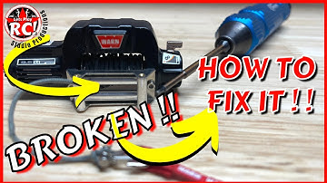 Warn Winch 1/10 RC Motor Replacement Repair/ Lets Play RC!