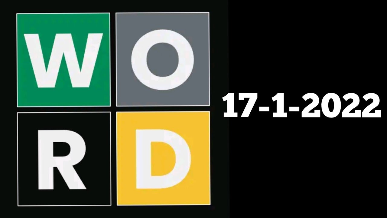 Wordle! - Desafío De Palabras 17-01-2022 Solución Solution