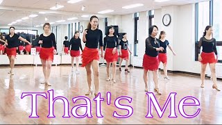 ⁣That's Me Line Dance Demo(Improver)