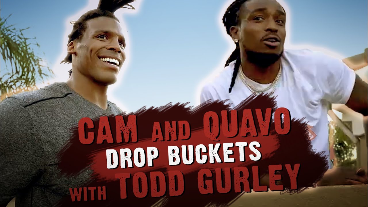 Cam Newton & @quavohuncho5077 Drop Buckets with Todd Gurley - YouTube