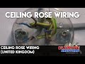 Ceiling rose wiring (United Kingdom)