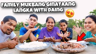 FAMILY MUKBANG GINATAANG LANGKA WITH DAING | Ann Kaalaman