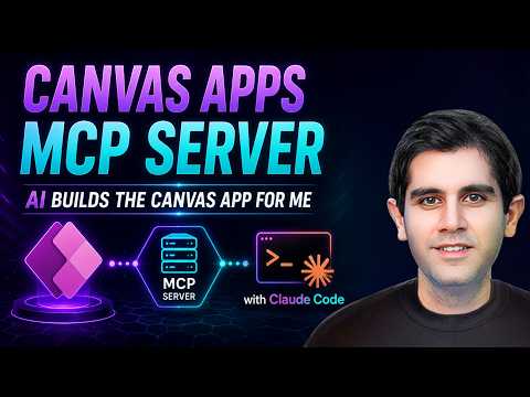 Build Power Apps with AI | Canvas Apps Authoring MCP Server + Claude Code
