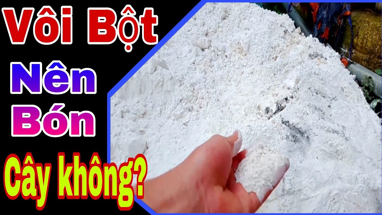 Vai Trò, Tác Dụng của VÔI BỘT đối với Cây Trồng/ tác hại khi thừa vôi/ bón vào giai đoạn nào?