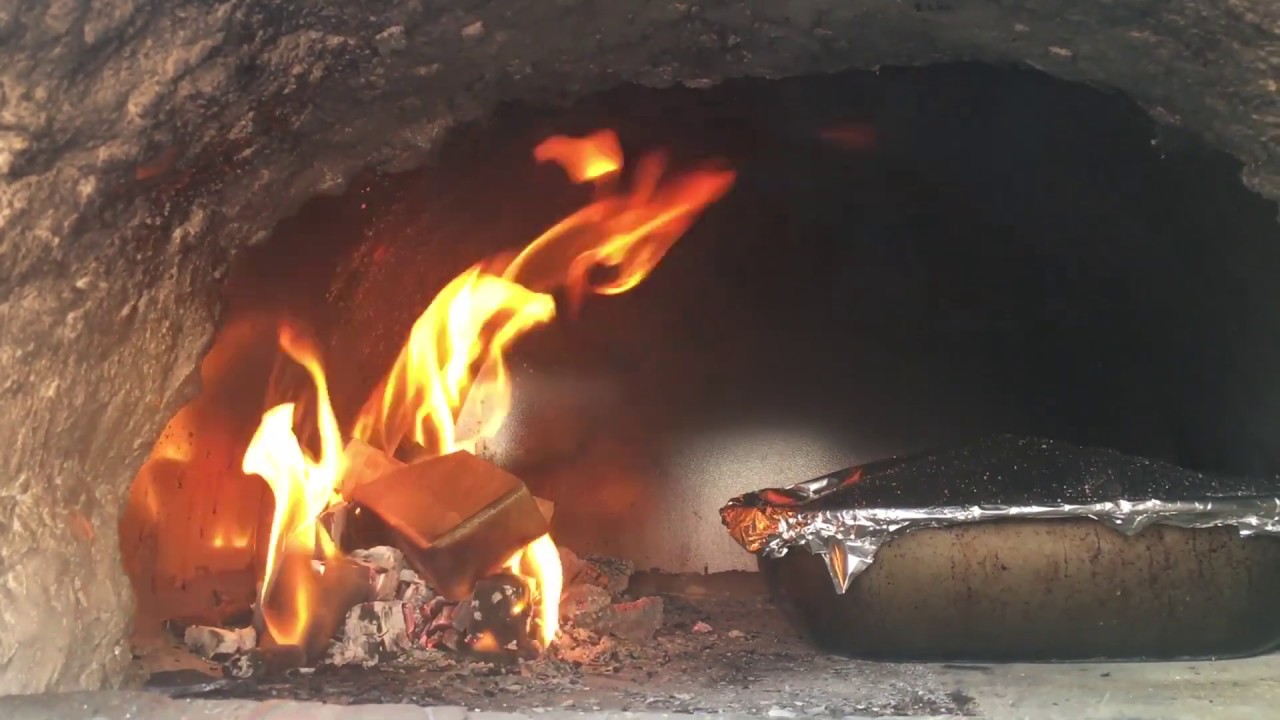 DIY Pizza Oven First Cook - Roasted Ham Hock with Paprika Potatoes - A One Pot Wood Fired Meal
