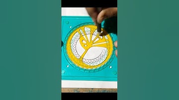 What does this pattern resemble??? Magic Ruler Small ruler, big wisdom #2024 #shorts #spirograph
