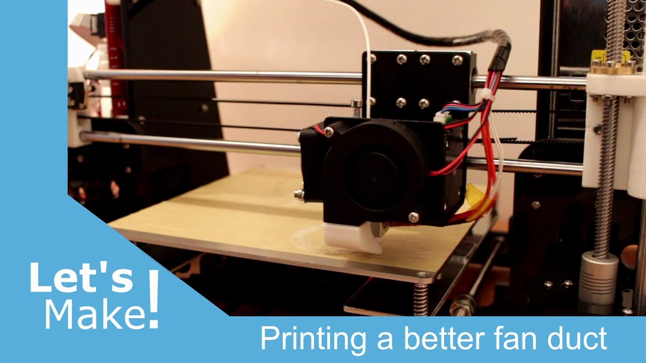 afskaffe Fremragende Gør livet Anet A8 - 3D Printing a Better Fan Duct - YouTube