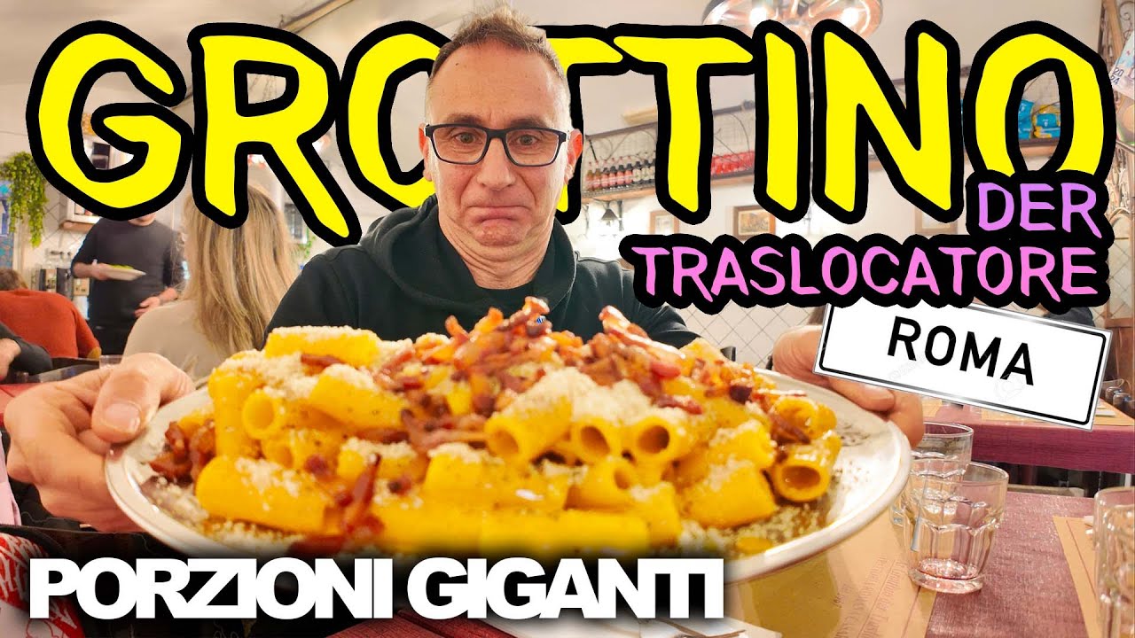 E' FORSE LA MIGLIOR CARBONARA DI ROMA? Ar Grottino der Traslocatore