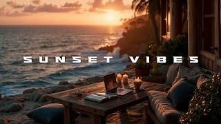 Deep Work Music | Ocean Sunset Ambience & Luxury Workspace Music for Ultimate Productivity