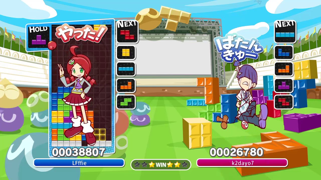 PS4 PuyopuyoTetris | vs k2dayo7